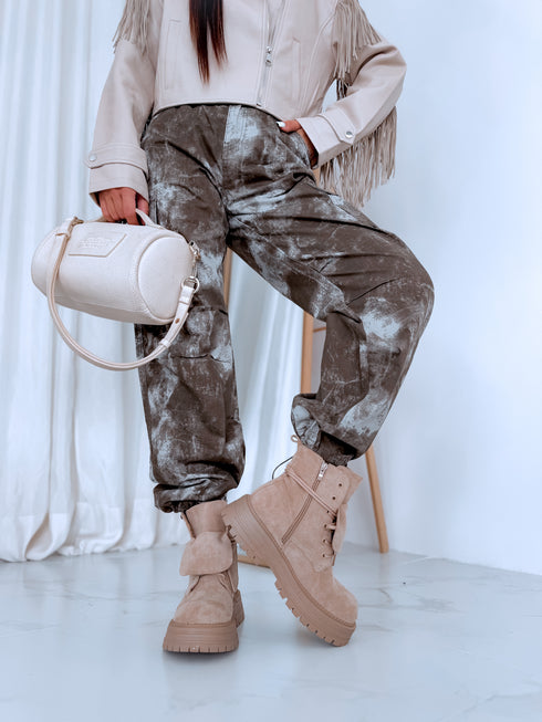 KAPUČĪNO aulinukai su raišteliais "FIRST STEP QH7830"