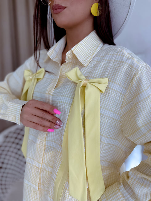 "HOT SPELL H8002" krekls - RŪTOTI DZELTENS