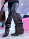 Pusilgiai batai "CLASS" 2580A - CHOCO