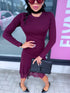 Asimetriska kleita "NOT TODAY" 5475 - BORDO
