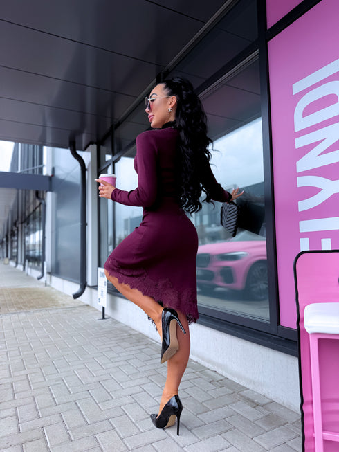 Asimetriska kleita "NOT TODAY" 5475 - BORDO