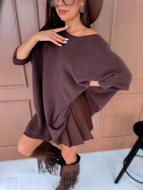 ELYNDI lielizmēra džemperis "TULIP 37744" - choco PRE-ORDER