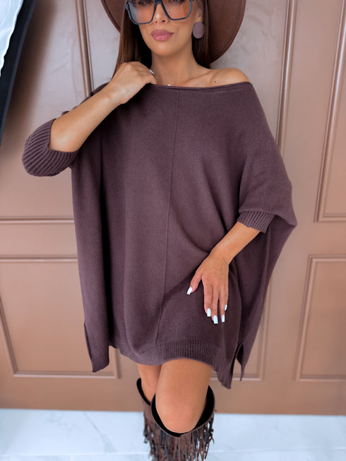 ELYNDI lielizmēra džemperis "TULIP 37744" - choco PRE-ORDER