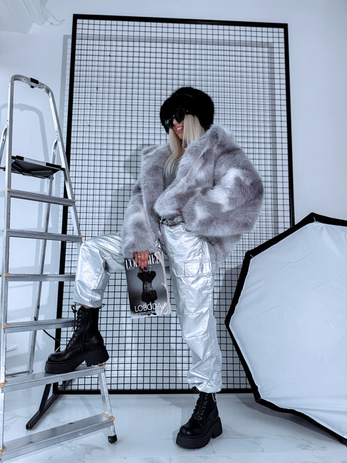 "FURORA PH6710" mākslīgās kažokādas virsjaka - PELĒKA PRE-ORDER