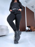 Black SECOND SKIN jeans Q552-1