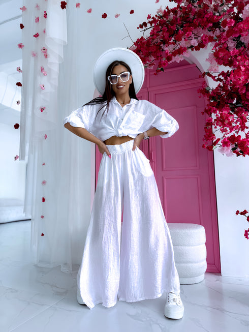 Komplekts "LAZY DAY G2421" - balts