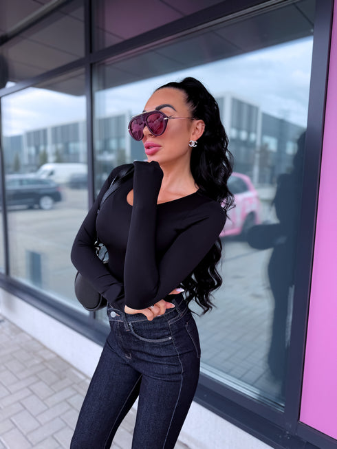 Bezvīļu tops "SKIN EFFECT" 5539 - MELNS