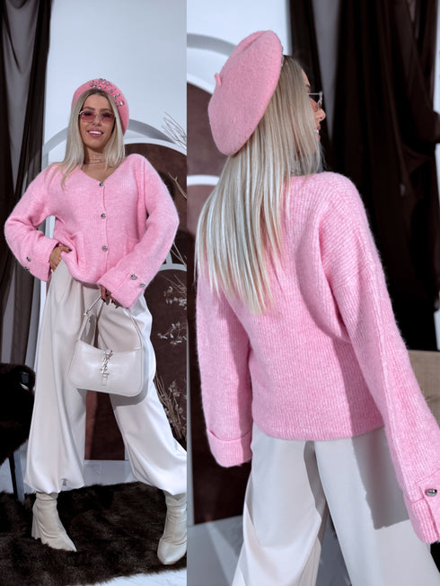 "QUEST Y26001" jacket - soft pink