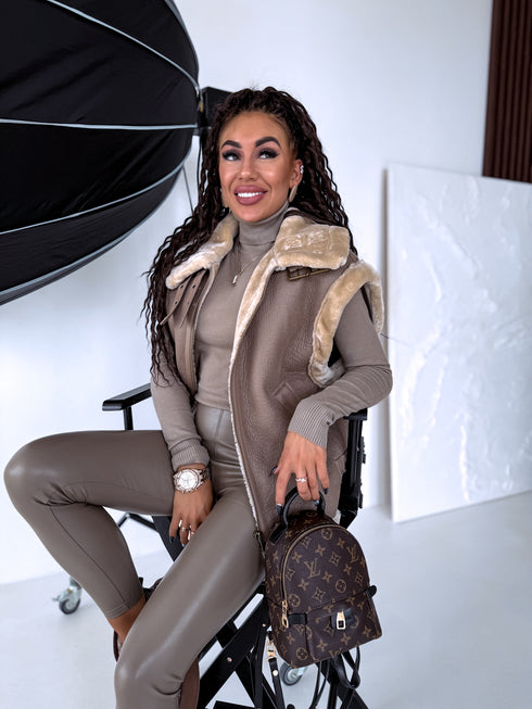 Classic turtleneck - CAPPUCCINO