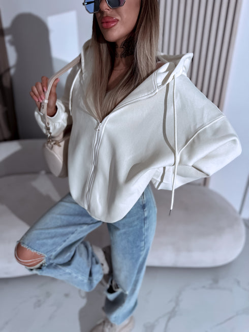 Кофта "ARTIFICIAL" V67 - КРЕМОВО БЕЛАЯ