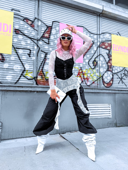 ЧЁРНЫЙ корсет "Pop Secret ST78"