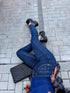 Jeans "CHAOTIC WAVES" DJ2323 - DARK BLUE