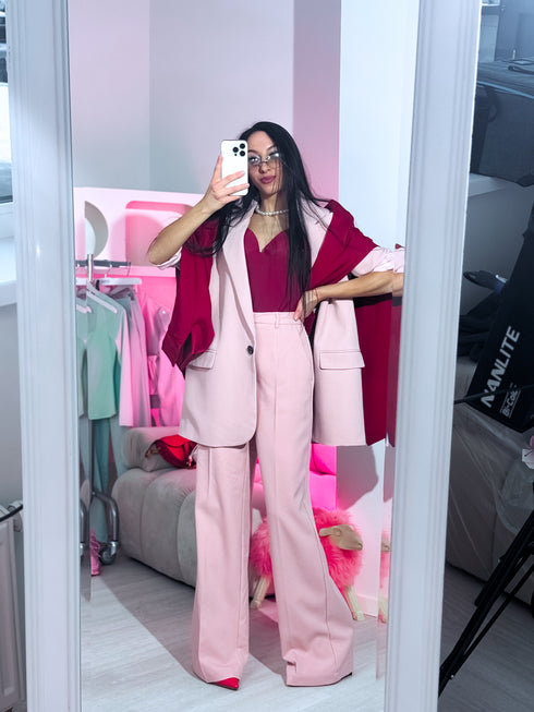 Klasikinės, VECI ROZĀ audinio kelnės "SEASON HIT" VS02