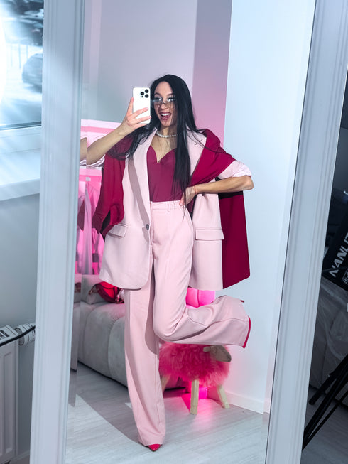 Klasikinės, VECI ROZĀ audinio kelnės "SEASON HIT" VS02