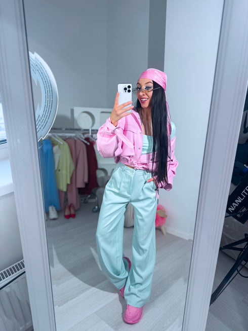 Classic, MINT fabric trousers "SEASON HIT" VS02