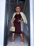 Elastic Dress "FLEXI VD2079" - CHOCO