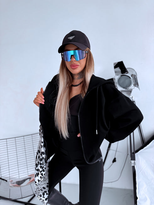 Кофта "ARTIFICIAL" V67 - ЧЁРНАЯ