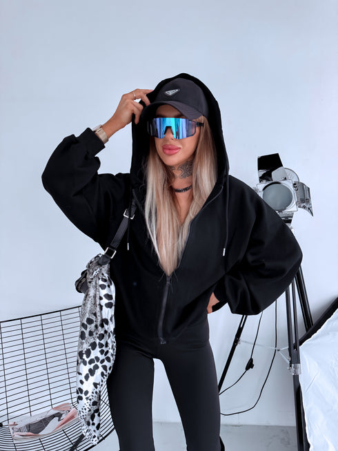 Кофта "ARTIFICIAL" V67 - ЧЁРНАЯ