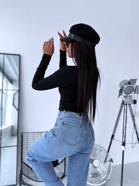 PUSH-UP top "OPULENCE VD73" - BLACK