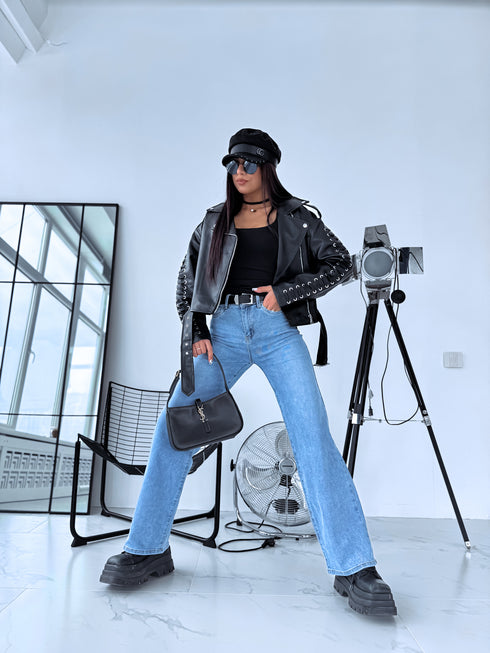 PUSH-UP top "OPULENCE VD73" - BLACK