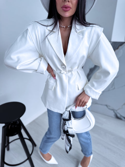 Jacket "NEW CODE V10308" - WHITE