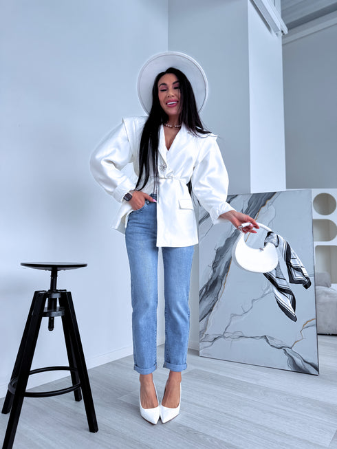 Jacket "NEW CODE V10308" - WHITE