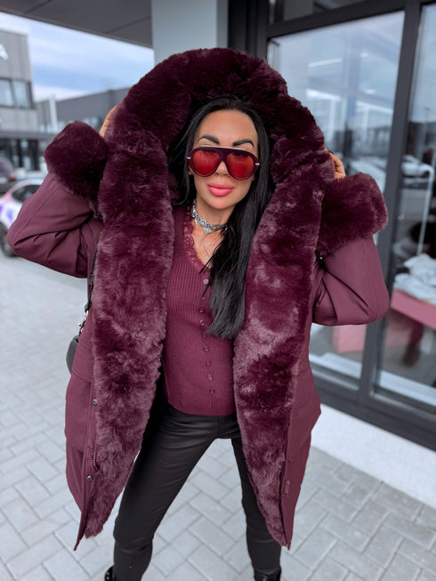 "JANUARY 61007" pusgarā parka - VIOLETA