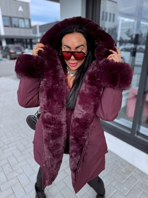 "JANUARY 61007" pusgarā parka - VIOLETA
