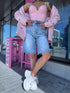 Džinsa šorti "Pink Crush S8064" - GAIŠI ZILI