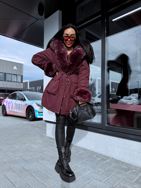 "JANUARY 61007" pusgarā parka - VIOLETA