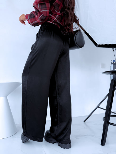 Fabric pants "ARCOBALENO 331" - black