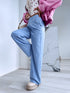 Classic, SKY BLUE fabric trousers "SEASON HIT" VS02