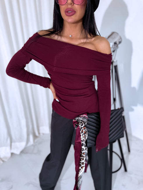 Tops "WISHBONE 2502" - BORDO