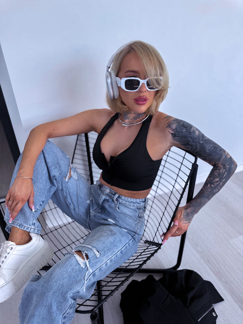 SPORTINĖ liemenėlė “GYM” JYMN162 - JUODA
