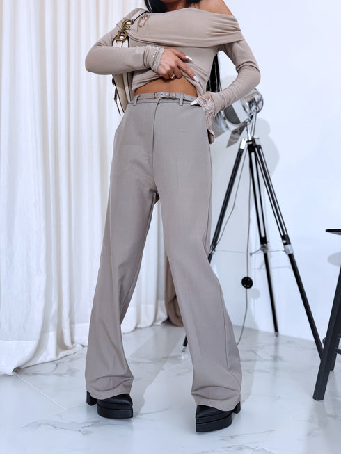 Platas bikses + josta "SUDOKU M756" - DARK BEIGE