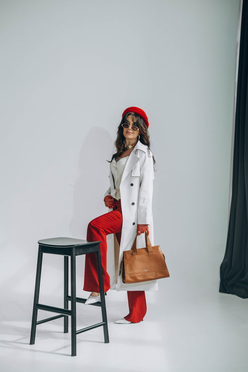 "PARIS CHIC 8017" женский тренч - светло-бежевый