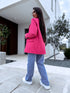 Жакет "БЕЛЛА" - ЯРКО РОЗОВЫЙ