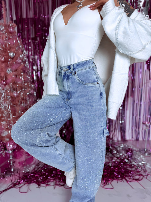 "SERAPHINE GLOW" 8767 džinsai - ŠVIESIAI MĖLYNA