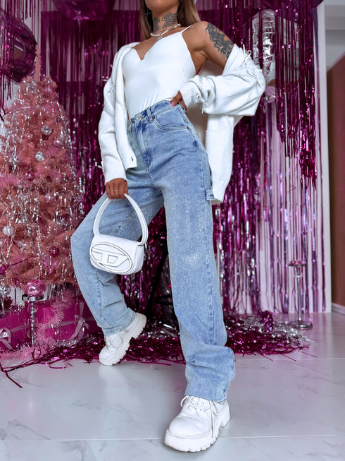 "SERAPHINE GLOW" 8767 džinsai - GAIŠI ZILAS