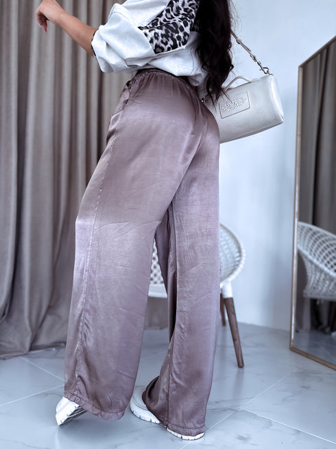 Fabric pants "ARCOBALENO 331" - cappuccino