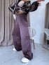 Fabric pants "ARCOBALENO 331" - choco