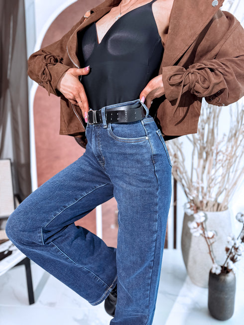 "SUMMIT HM5362-2" džinsai su pašiltinimu - MĖLYNOS