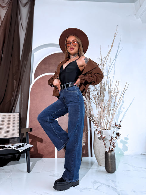 "SUMMIT HM5362-2" džinsai su pašiltinimu - MĖLYNOS