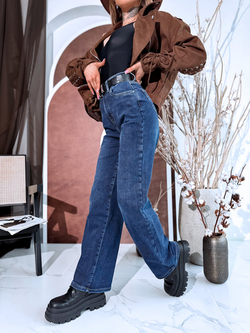 "SUMMIT HM5362-2" džinsai su pašiltinimu - MĖLYNOS