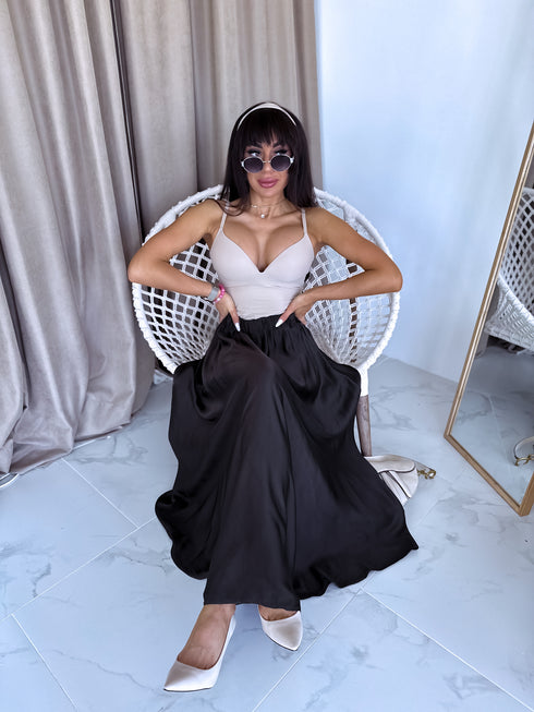 ELYNDI, string-style corrective bodysuit - beige