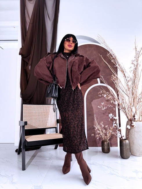 Zamšveidīga virsjaka "Marsala 19917" - CACAO