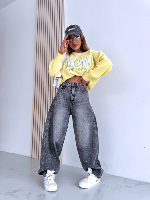 "LOOK AT ME" A3837 jeans - DARK GRAY