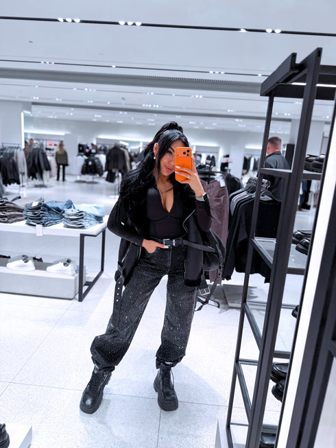 "SERAPHINE GLOW" 8705 jeans - DARK GREY PRE-ORDER