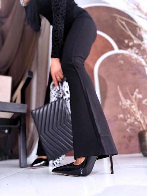 Elastīgas bikses "LINEAR LUXE" LM81898 - MELNAS