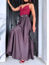 Pleated skirt "Fresh Wave PF578" - EGGPLANT PURPLE